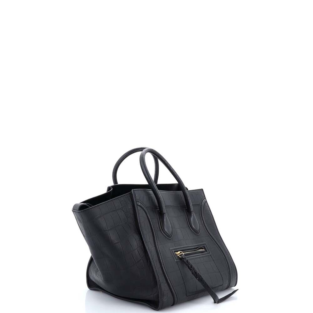 Celine Phantom Bag Crocodile Embossed #253871C17B - Picture 2 of 8